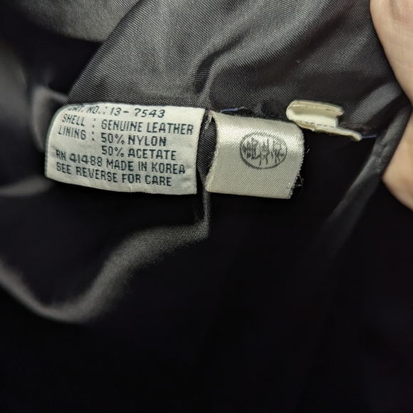 Women's Black 100% Leather Trench Coat Belted Size 16 - Picture 3 of 10